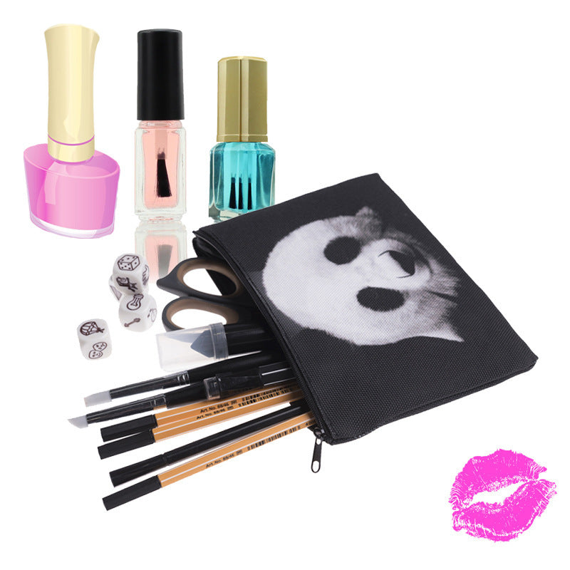 Polyester Cosmetic Bag Women's Polyester Clutch Storage Bag Stationery