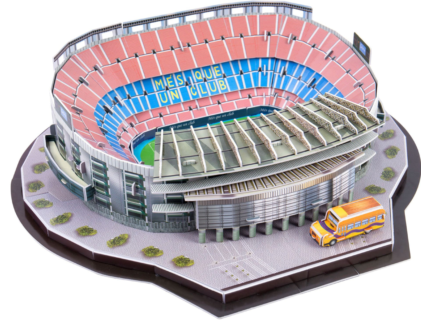 Classic Jigsaw DIY 3D Puzzle World Football Stadium European Soccer Playground Assembled Building Model Puzzle Toys For Children