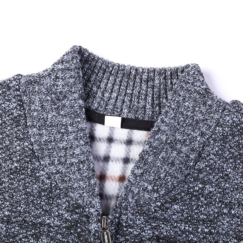 Thicken Warm And Color Matching Sweater