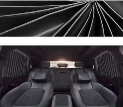 Magnetic Car Curtains Window Shade for Side Windows Baby Sun Shade Protection Adjustable Foldable Car Accessories