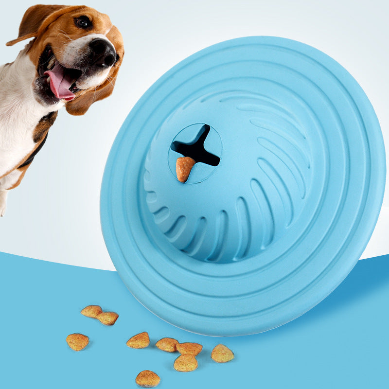 Rubber Flying Saucer Bite Resistant Multifunctional Dog Toy