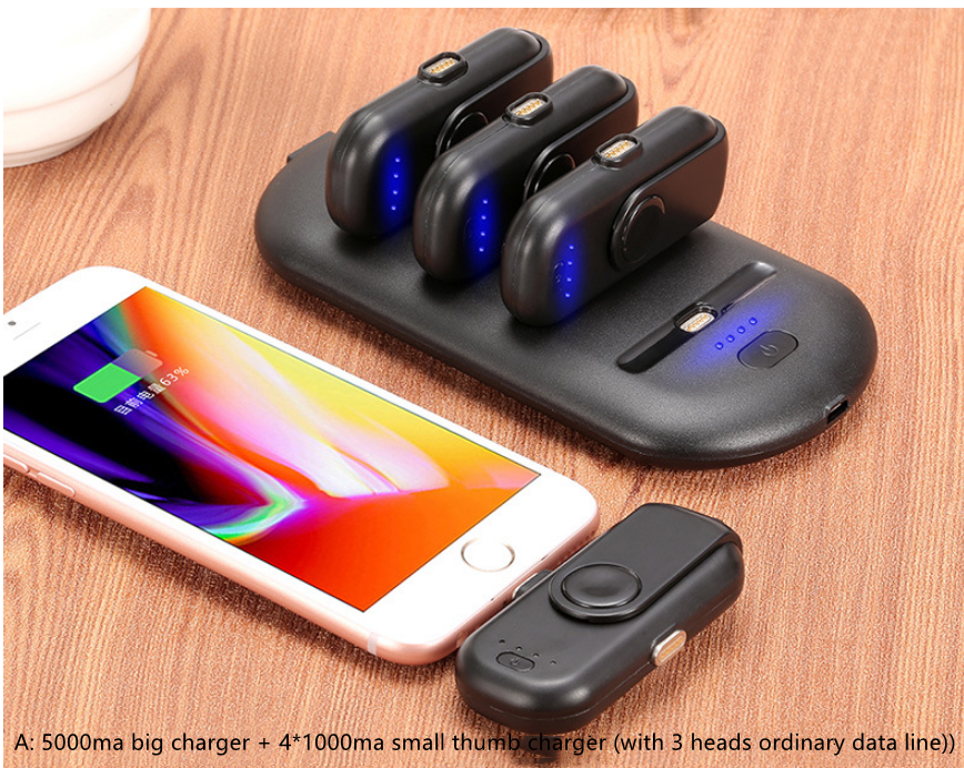 Compatible with Apple , Emergency Mobile Phone Magnetic Power Bank