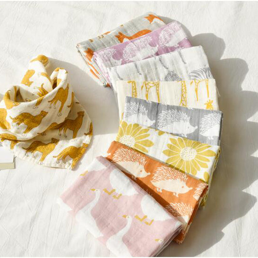 Baby cotton small square towel