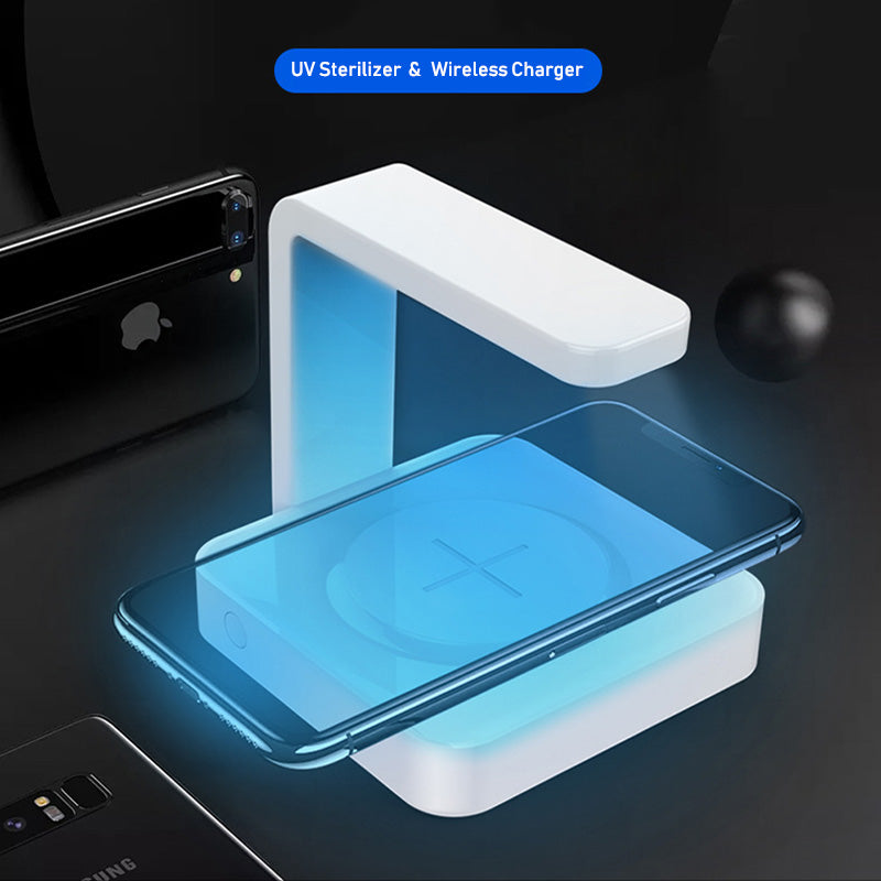 Wireless charging mobile phone sterilization artifact