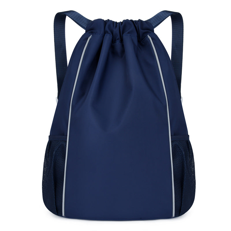 Waterproof Nylon Drawstring Backpack Large Capacity