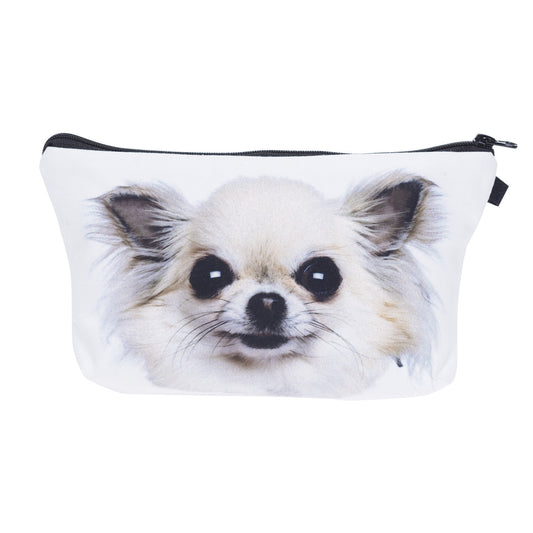 European And American Toilet Bag Multifunctional 3d Printing Dog Cosmetic Bag