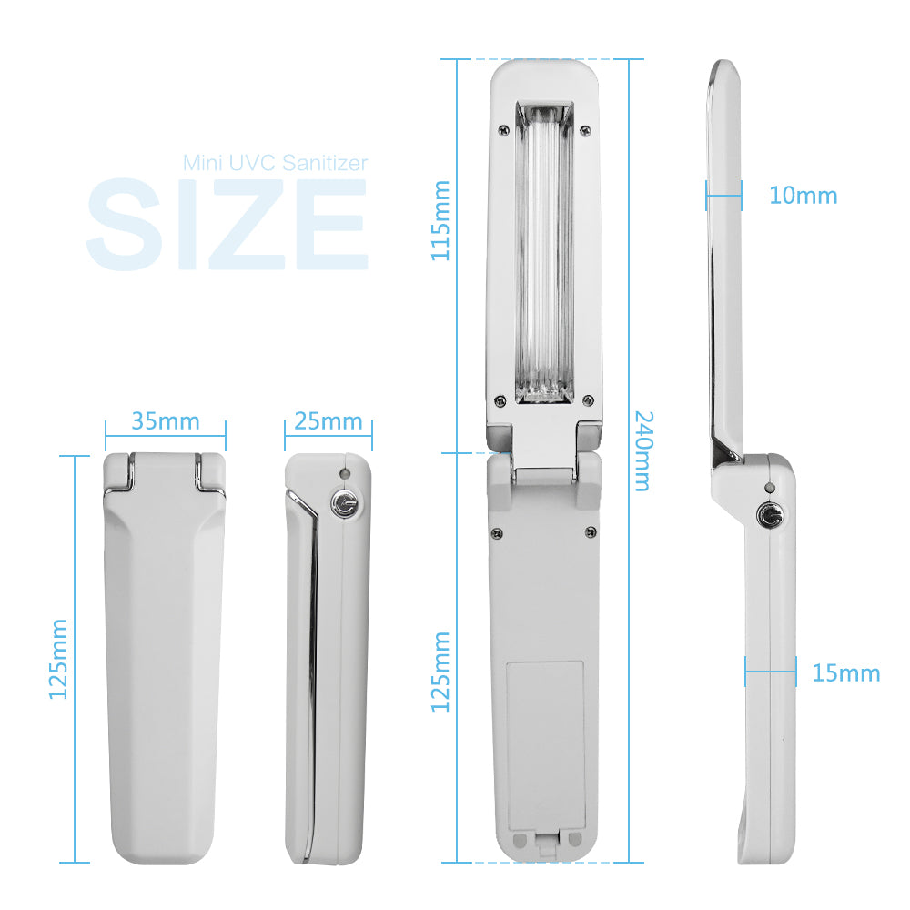 Ultraviolet UV Sterilizer Light Foldable Sterilization Lamp