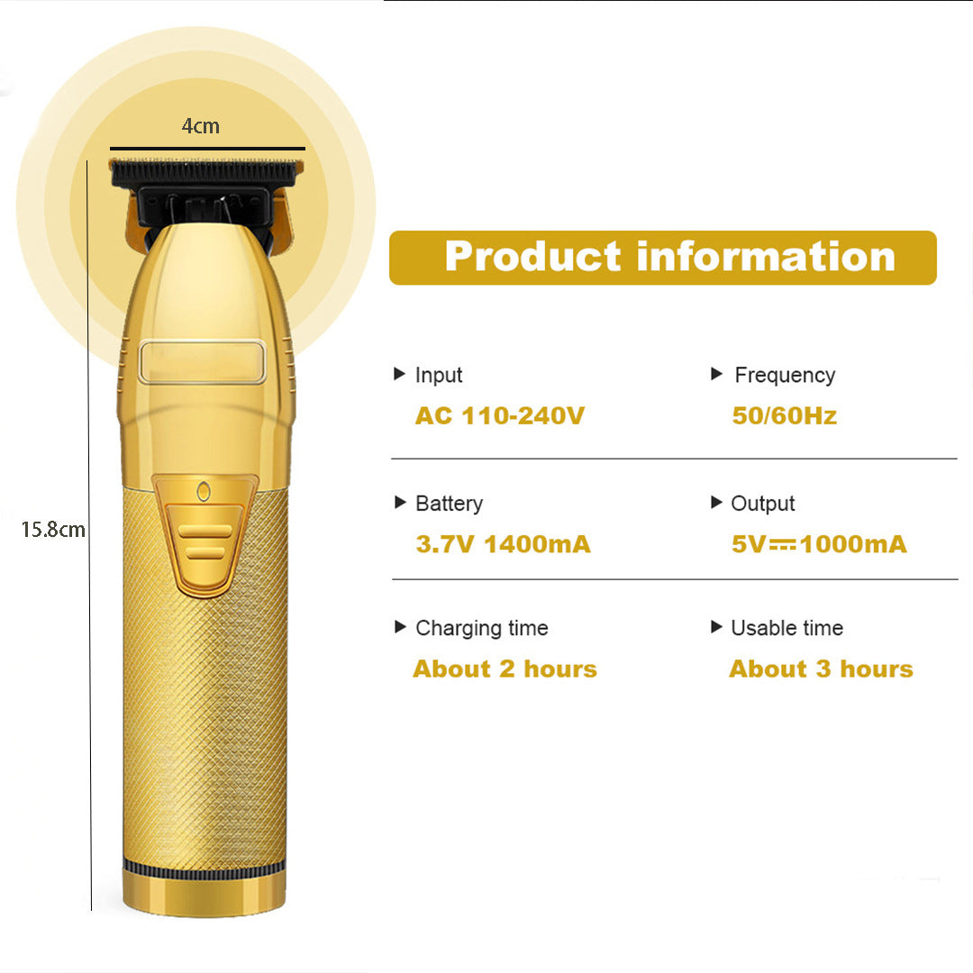 Engraving electric shears with oil head