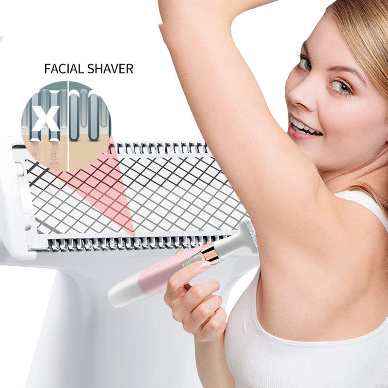 Electric Hair Removal Device Female USB Shaver 5 In 1 Eyebrow Trimmer