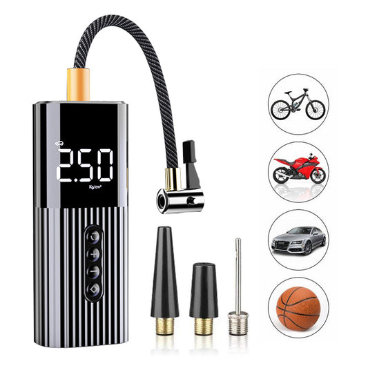 Mini car digital display air pump