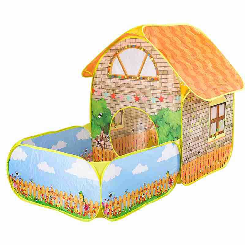 Garden House Ball Pool Children's Tent Cows