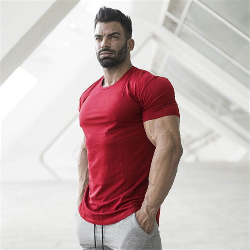 Short Sleeve Fashion Casual Workout Training Clothes Sports