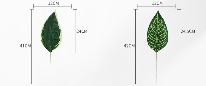 Turtle leaf simulation plant