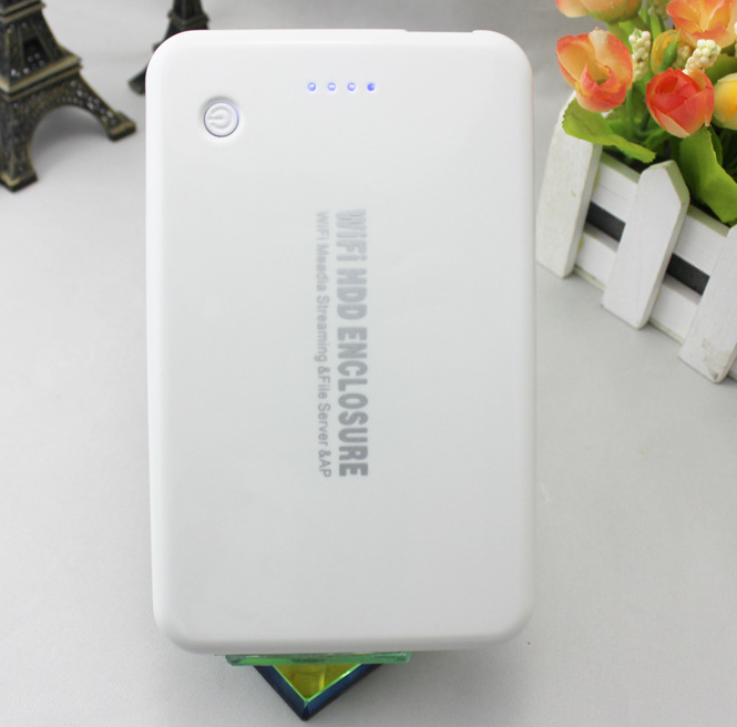 WiFi mobile hard disk box 2.5 inch USB 3.0 hard disk box WIFI multifunction