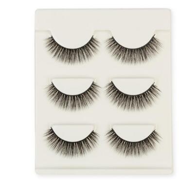 Compatible with Apple, 3 pair false eyelashes mink hair lashes Slim