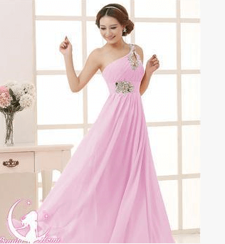 2021 speed selling wedding bridesmaid dress, banquet evening dress, single shoulder dinner party host, evening dress, banquet dress girl