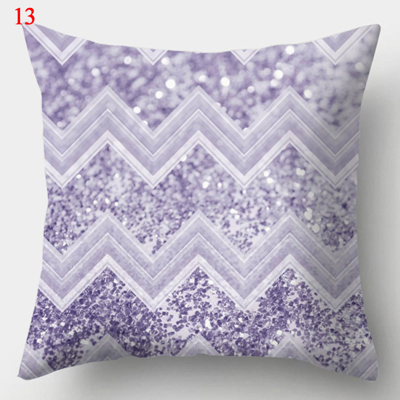 Modern Minimalist Creative Fabric Colorful Geometric Pillowcase
