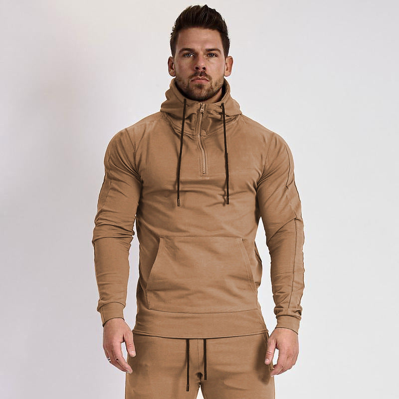 Fall/Winter Trend Hooded Sweater Men's Suit