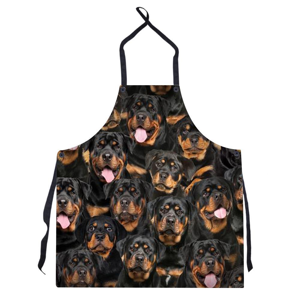 New Style Print Burst Uniform Solid Color Apron