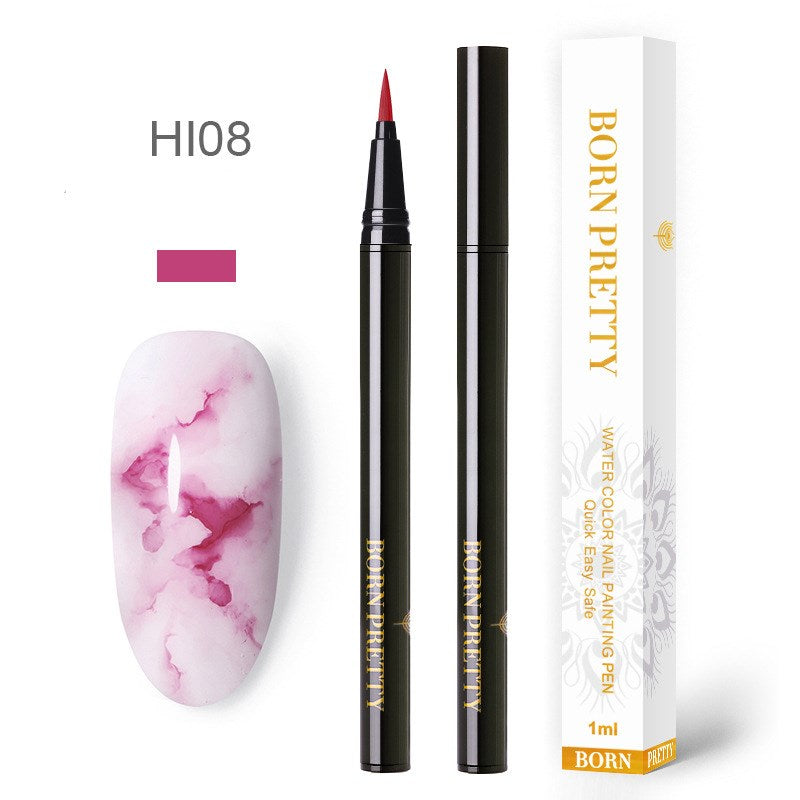 Nail ink pen blending liquid