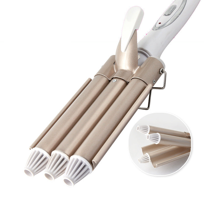 Three-tube Water Corrugated Egg Roll Head Large Curling Iron