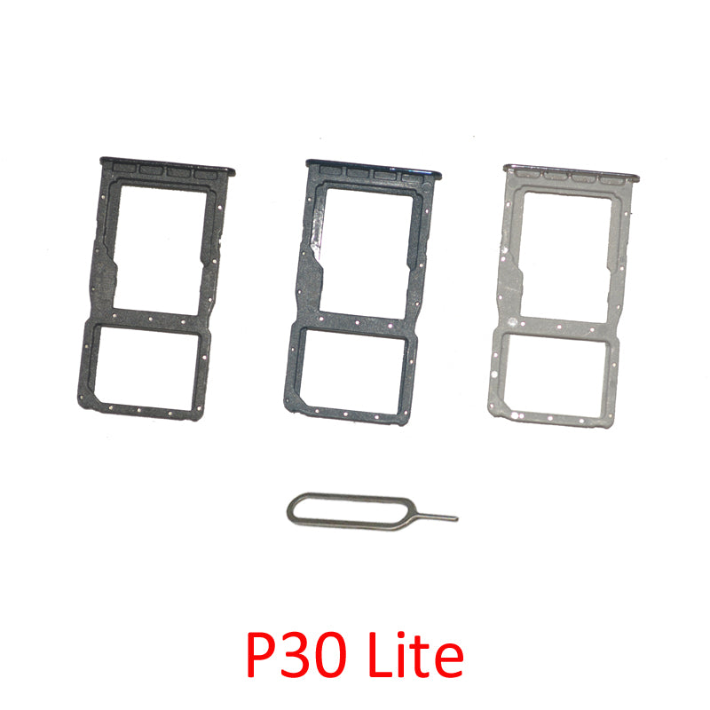 SIM Card Tray For Huawei P30 Lite, Original, New Phone, Micro SD Card Holder, Adapter