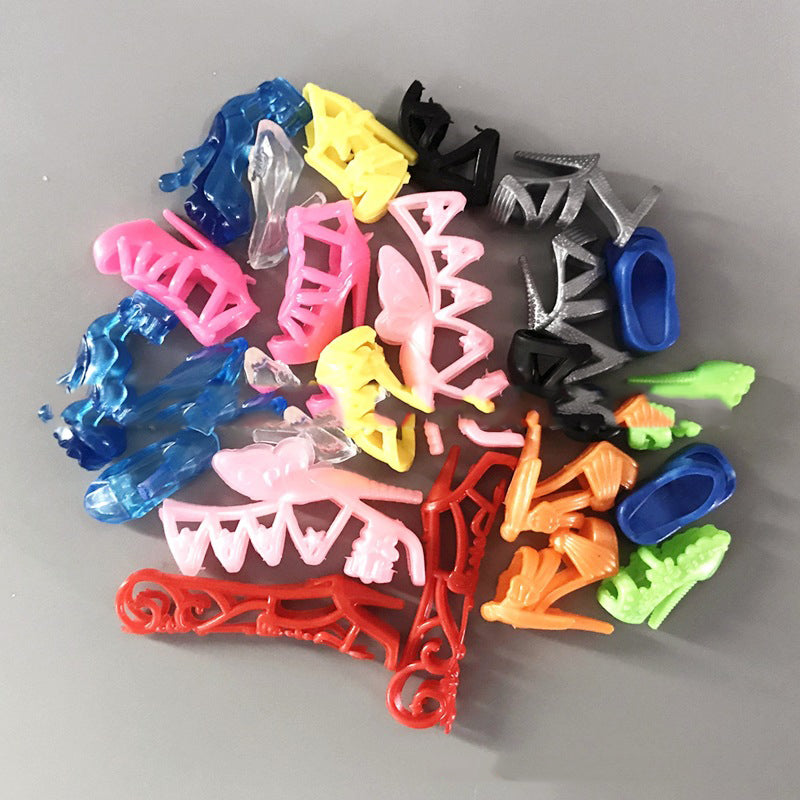 Doll Shoes Fashion Random High Heels Mid Short Boots