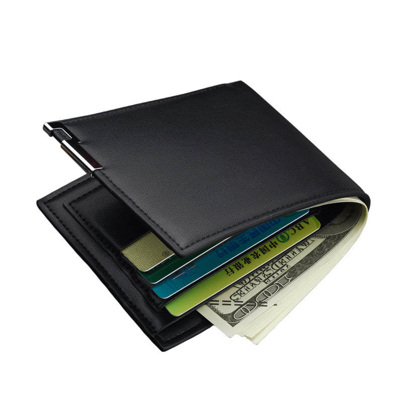 Wholesale men's wallets men's business Money Wallet Business Card Case