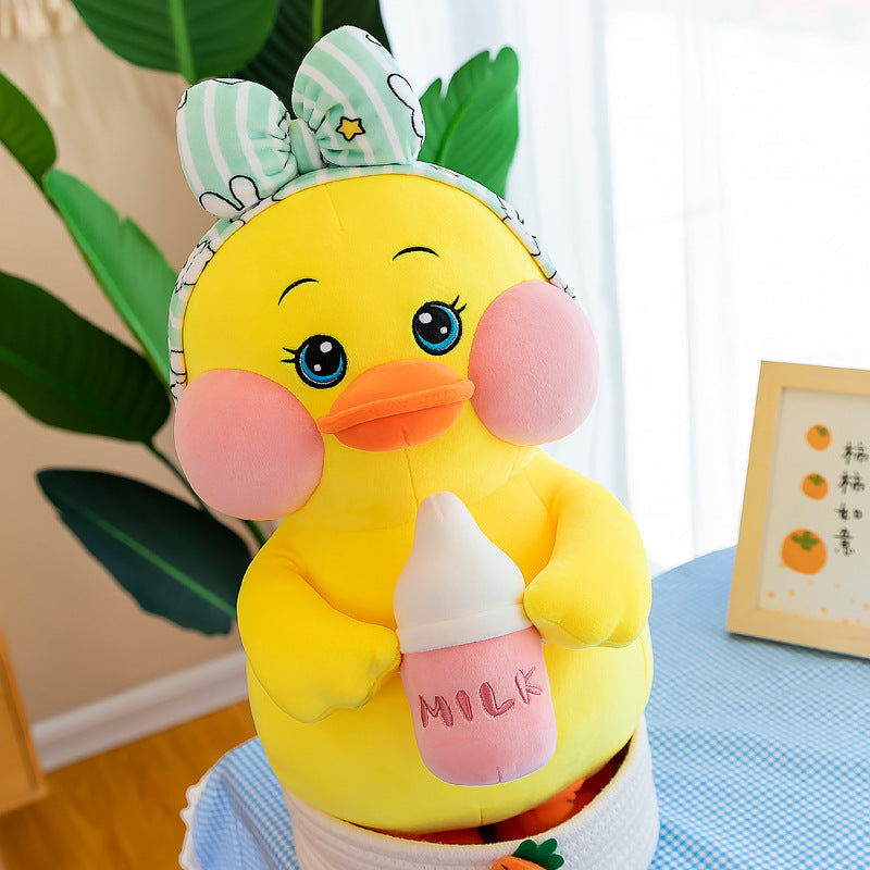 Duck Doll Plush Toy Creative Large Cute Cosmetic Bottle