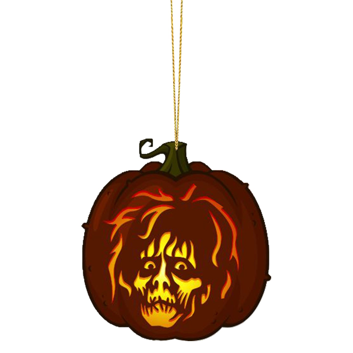 Halloween Pumpkin Car Pendant Acrylic Flat Ornament