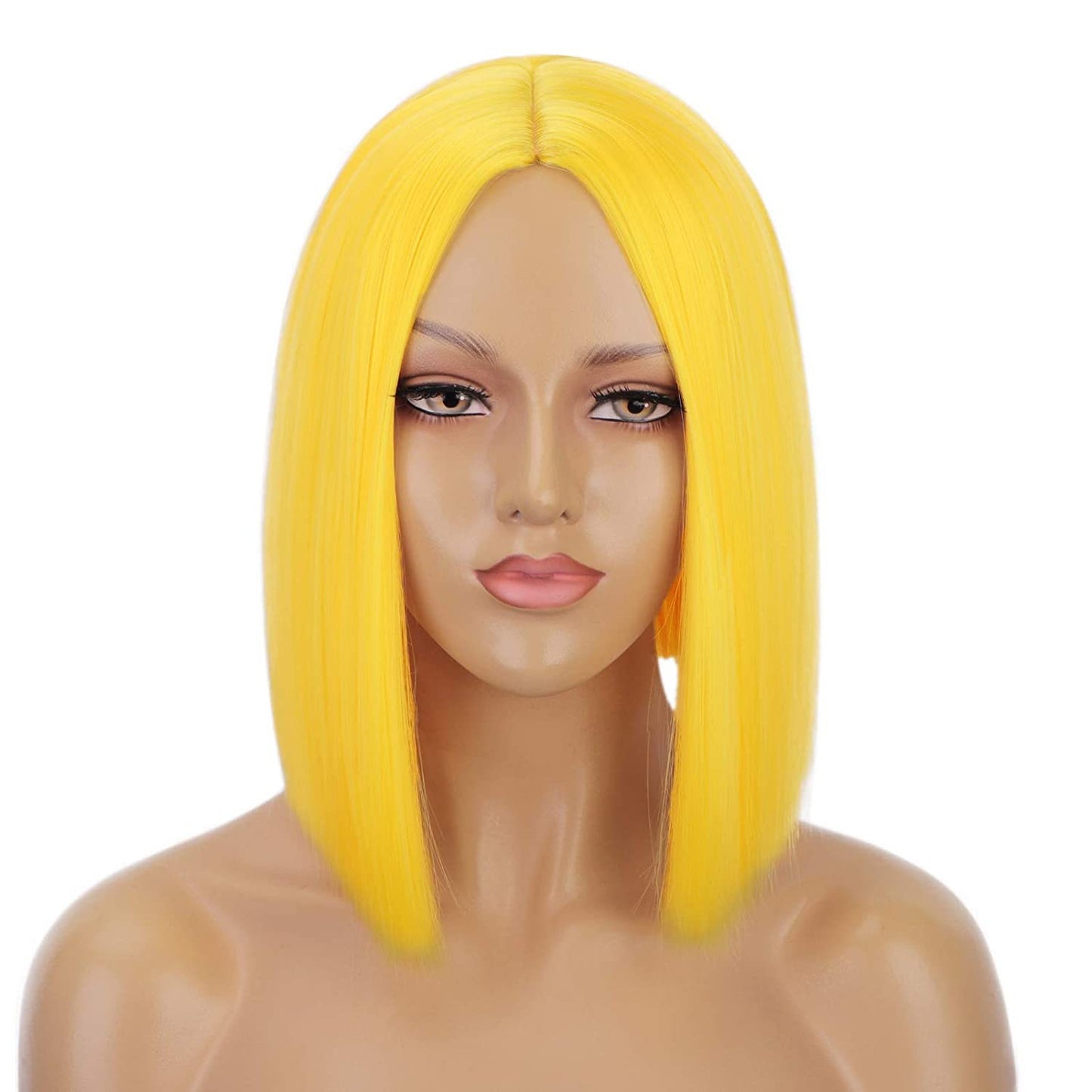 Women's Short Straight Hair Bangs Chemical Fiber Wig Head Cover