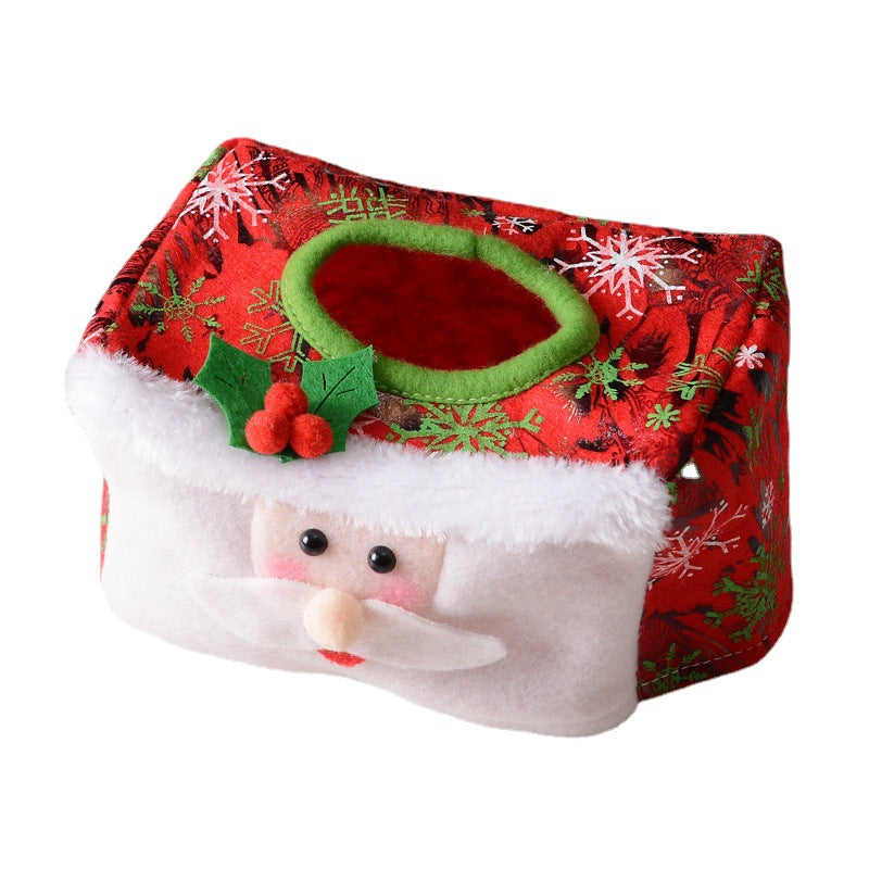 Christmas Table Decoration Non Woven Paper Towel Cover