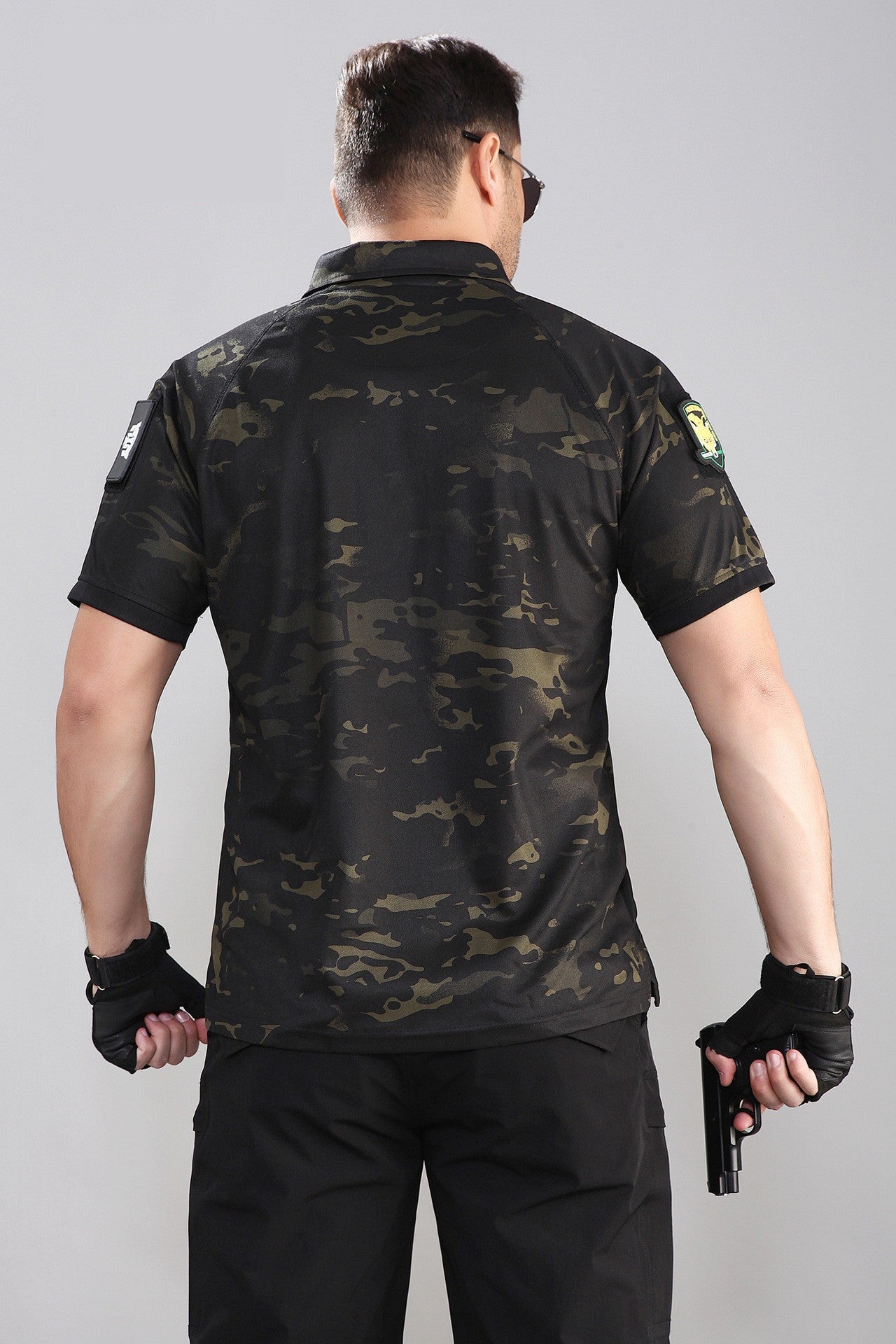 Outdoor Men's Tactical Camouflage Short-sleeved T-shirt