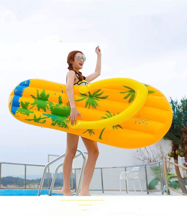 Inflatable Bread Floating Drainage Bubble Swimming Ring