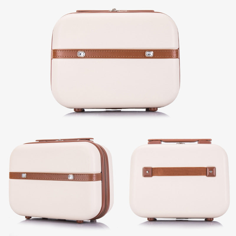 Makeup Portable Small Suitcase Mini 14 Inch Lightweight Luggage