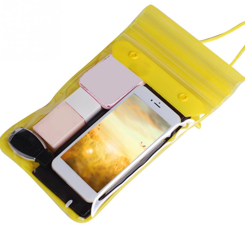 Large Transparent Touch Screen Swimming Outdoor Mobile Phone Waterproof Bag