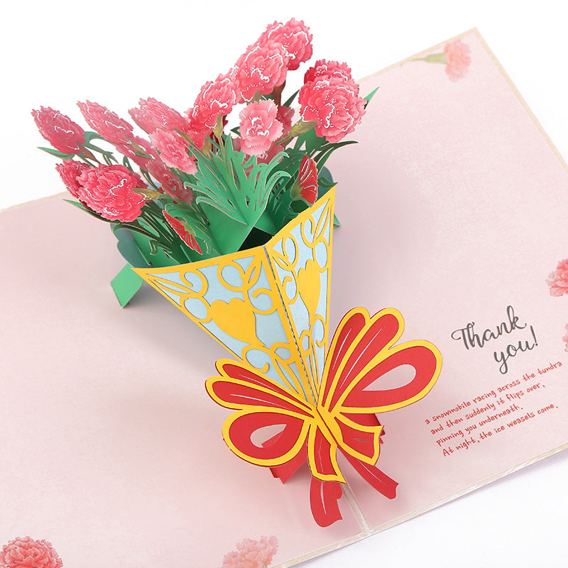 Mother's Day Pop-up Card With Colorful Butterflies