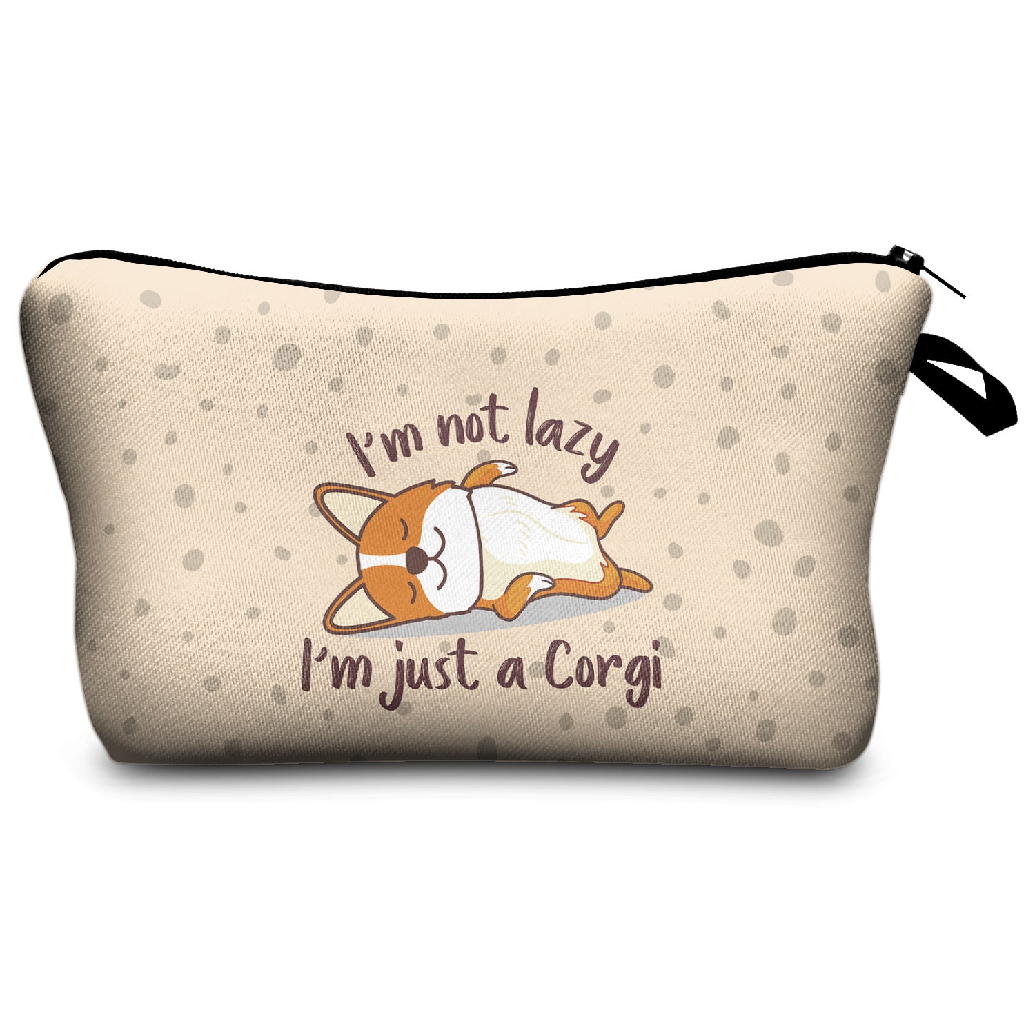 Digital Printing Corgi Storage Cosmetic Bag