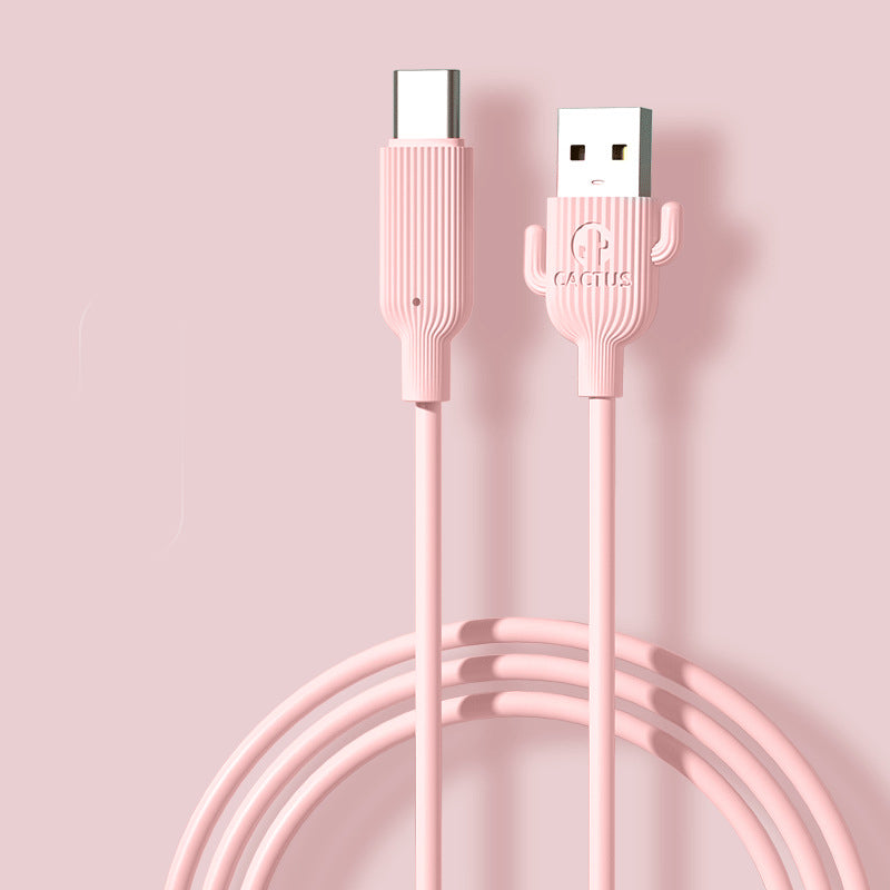 Compatible with Apple , Creative And Simple Liquid Silicone Data Cable