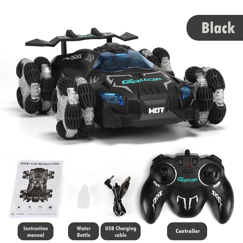 Drift Spray High Speed Music Light Remote Control Children's Electric Toy Car