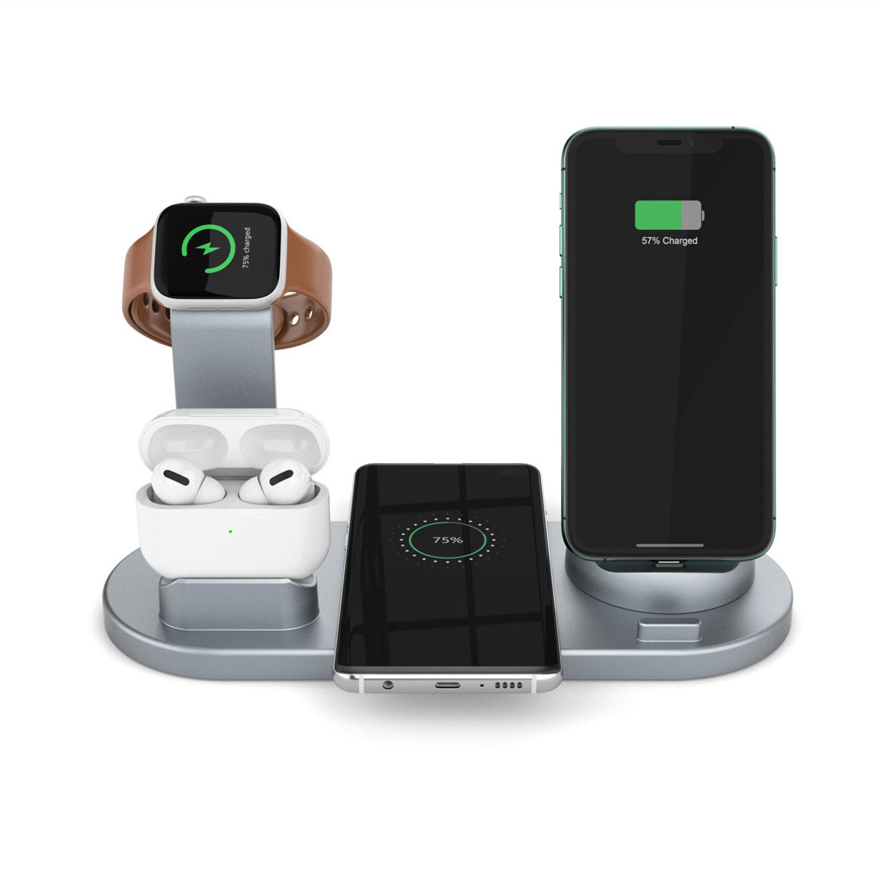 Mobile Phone Watch Headset Three-in-one Wireless Charging Stand Base