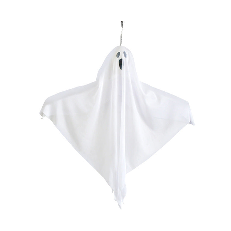 New Halloween White Ghost Pendant Three-color Fade
