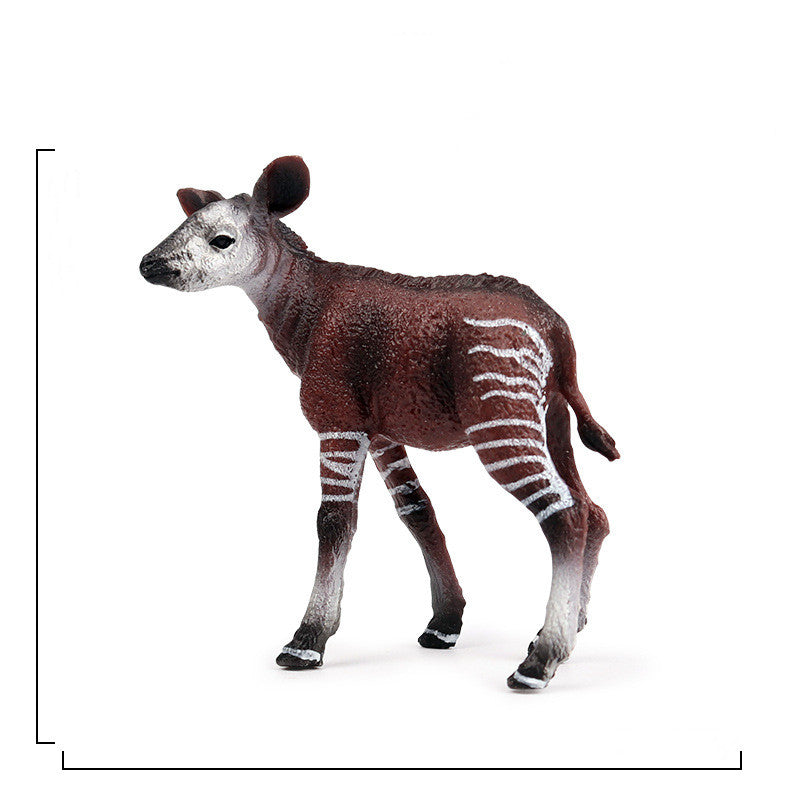 Children's Cognitive Simulation Static Solid Wild Animal Model