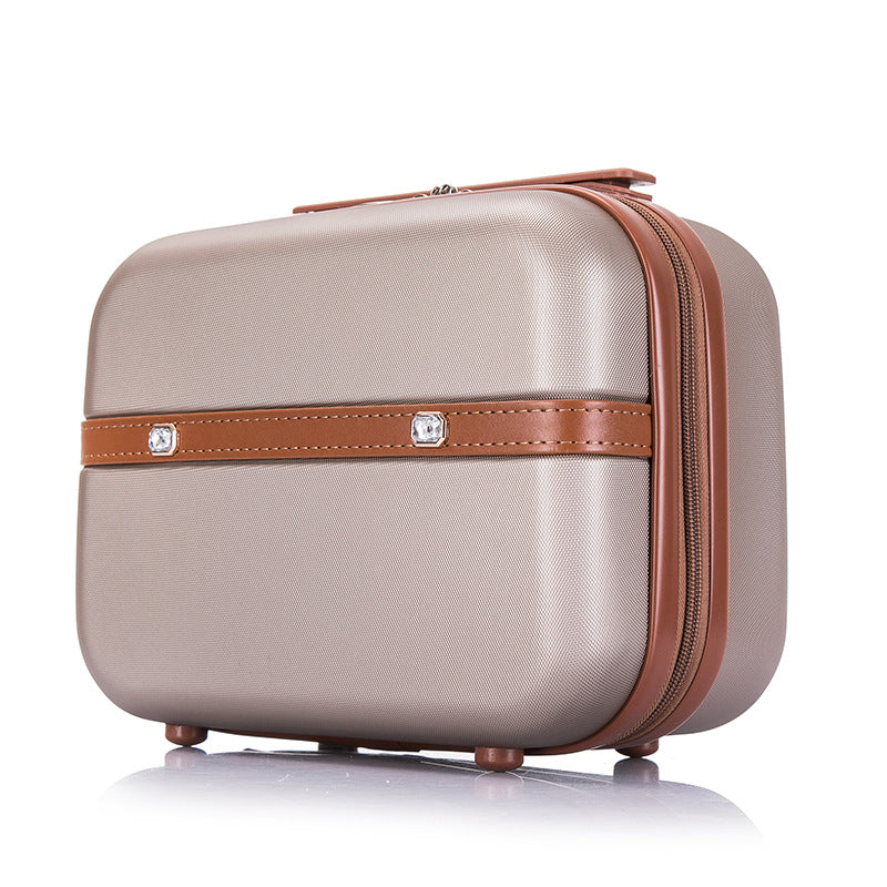 Makeup Portable Small Suitcase Mini 14 Inch Lightweight Luggage