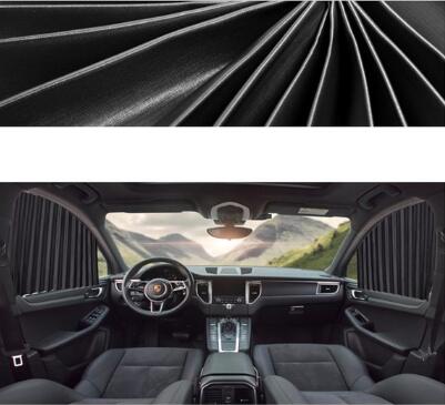 Magnetic Car Curtains Window Shade for Side Windows Baby Sun Shade Protection Adjustable Foldable Car Accessories