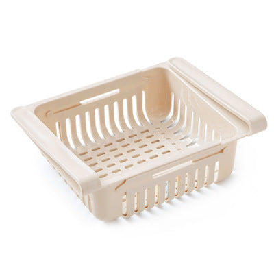 Refrigerator Storage Basket Stretchable Multifunction Kitchen Refrigerator Storage Box