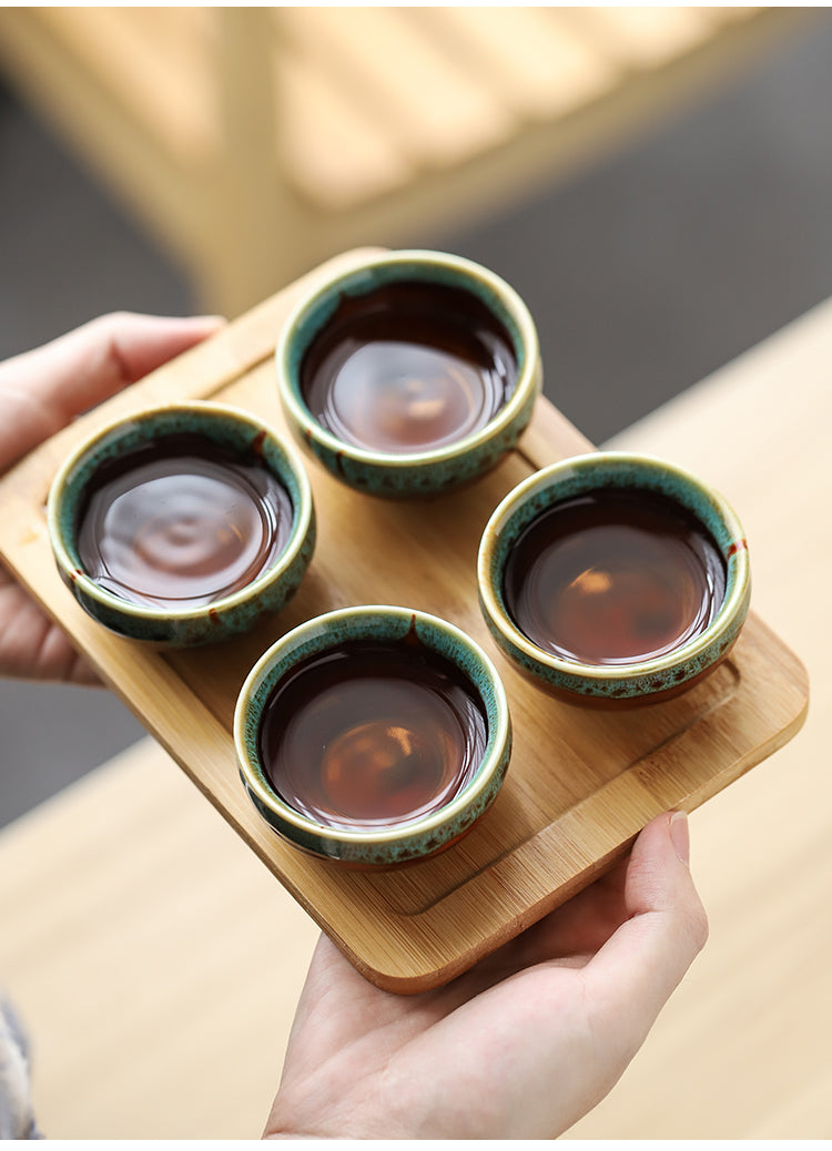 Complete Travel Kung Fu Tea Set Small Tea Tray Set