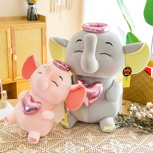 Down Cotton Cartoon Baby Elephant Plush Toy Doll