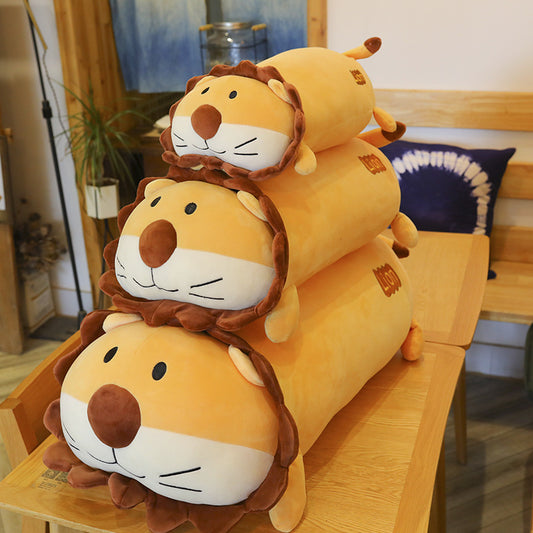 Cute lion plush doll