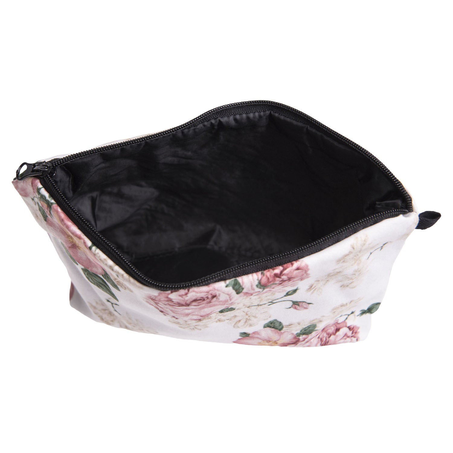 Multifunctional Clutch Bag Storage Wash Bag Pink Flower 3d Digital Printing Cosmetic Bag